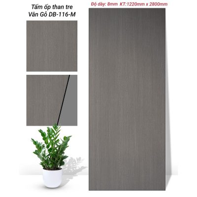 Tấm ốp tường than tre DB116-M