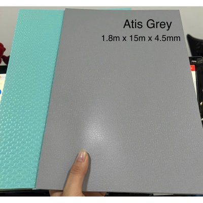 Thảm Vinyl Thể Thao Atis Grey 4,5mm – ảnh thật